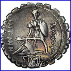 #1068127 Monnaie, Aquillia, Denier Serratus, 65 BC, Rome, TTB, Argent, Crawfor