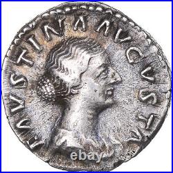#1152261 Monnaie, Faustina II, Denier, 161, Roma, SUP, Argent, Cohen95