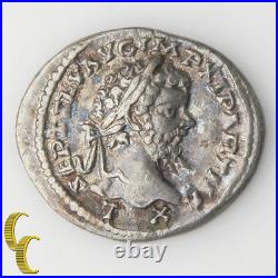 198-200 Ad Septimius Severus Ar Denier (Extra Fin, XF) Laodicea Ivstitia