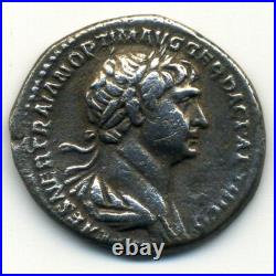 (2414) RARE (R1) DENIER de TRAJAN (P M TR P COS VI P P SPQR)