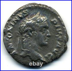 (2469) TRES RARE DENIER Fourré (Imitation d'époque) de CARACALLA 1,81 gr