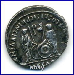(3119) RARE (R1) DENIER D'AUGUSTE (AUGUSTUS, CAIUS and LUCIUS)