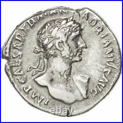 #401969 Monnaie, Hadrien, Denier, Roma, TTB+, Argent, RIC94 var