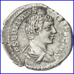 #403631 Monnaie, Geta, Denier, 207, Roma, TTB+, Argent, RIC34b