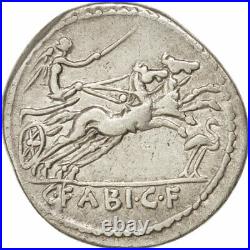 #45736 Monnaie, Fabia, Denier, Rome, TTB, Argent