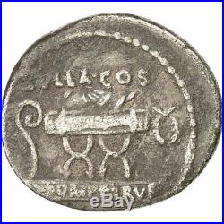 #491429 Monnaie, Pompeia, Denier, 54 BC, Rome, TTB+, Argent, Crawford 434/2