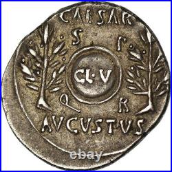 #519291 Monnaie, Auguste, Denier, 19-18 BC, Caesaraugusta, TTB+, Argent, RIC3