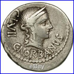 #652168 Monnaie, Norbana, Denier, Rome, TB+, Argent, Crawford357/1b