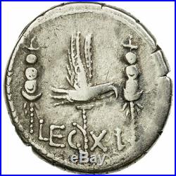 #652176 Monnaie, Marc Antoine, Denier, 32-31 BC, Atelier incertain, TTB