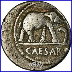 #658844 Monnaie, Julius Caesar, Denier, TTB, Argent, Crawford443/1