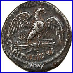 #865599 Monnaie, Petillia, Denier, 43 BC, Roma, TTB, Argent, Crawford487/2
