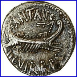 #890623 Monnaie, Marc Antoine, Denier, 32-31 BC, Atelier itinérant, Pedigree