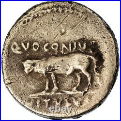 #902255 Monnaie, Julius Caesar, Denier, Rome, Rare, TTB+, Argent, Crawford526