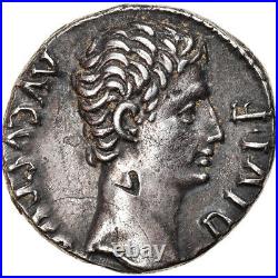 #906998 Monnaie, Auguste, Denier, 15-13 BC, Lyon Lugdunum, TTB+, Argent