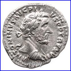 ANTONINUS PIUS ANTONIN LE PIEUX (138-161) denier, 153-154 Rome. Rare buste