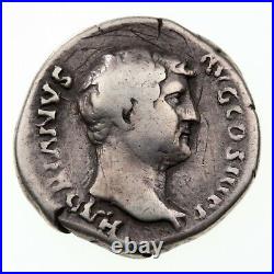 Ancien Rome Hadrian Argent Denier D'Argent 117 138 Ad Fin État