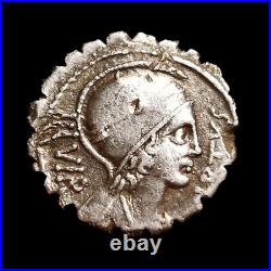 Aquillia, Denier Serratus, Rome, 71 av. J. C, TTB+