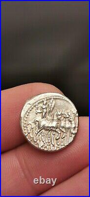Assez rare et superbe denier argent d'Acilia, Rome 130 AC! 3,91 g