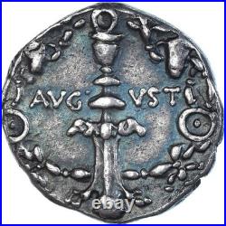 Auguste, Denier, Vers 17 av. J. C, Atelier incertain, Argent, NGC, Ch VF 5/5-4/5