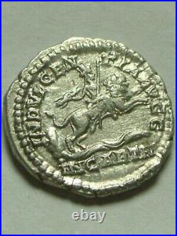 Authentique Ancien Romain Pièce Argent Septimius Severus Denier D'Argent Dea