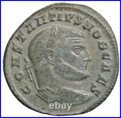 Constantius I Caesar Follis Ancienne Monnaie Romaine Empire Romain Denier