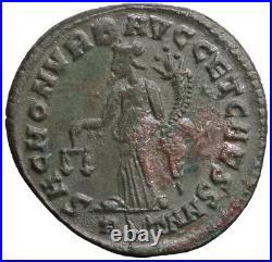 Constantius I Caesar Follis Ancienne Monnaie Romaine Empire Romain Denier