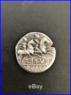 DENIER- C Plutius République romaine 121 avant JC très belle monnaie