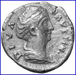DIVA FAUSTINA I Denier En Argent Épouse D'Antonin Le Pieux Monnaie Romaine DIVA FAUSTINA I Denier En Argent Épouse D'Antonin Le Pieux Monnaie Romaine
