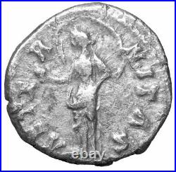 DIVA FAUSTINA I Denier En Argent Épouse D'Antonin Le Pieux Monnaie Romaine