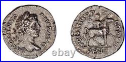 Denarius Denier. Caracalla. RSC 511. Rome. Empire. VF / TB