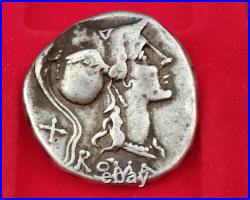 Denier Argent Republique Anonymes Roma Rare R1 Silver Coin Ttb+ Denier Argent Republique Anonymes Roma Rare R1 Silver Coin Ttb+