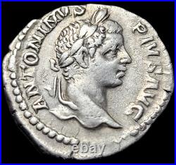 Denier Caracalla En Argent