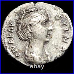 Denier De Diva Faustine En Argent Belle Qualité