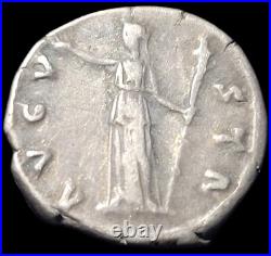 Denier De Faustine En Argent