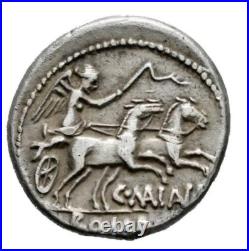 Denier De La Republique Romaine Maiania Denier De La Republique Romaine Maiania