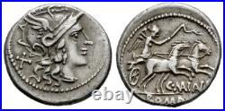 Denier De La Republique Romaine Maiania Denier De La Republique Romaine Maiania