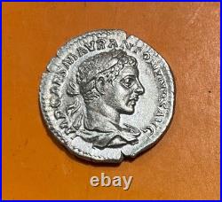 Denier ÉLAGABAL DENIER IMP CAES M AVR ANTONINVS AVG. VICTOR ANTONINI AVG. SPL