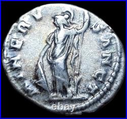 Denier En Argent De Caracalla