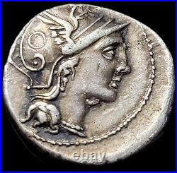 Denier En Argent De Claudius 4.01 Gr