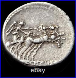 Denier En Argent De Claudius 4.01 Gr
