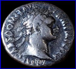 Denier En Argent De Domitien