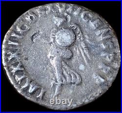 Denier En Argent De Domitien