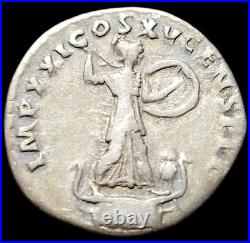 Denier En Argent De Domitien