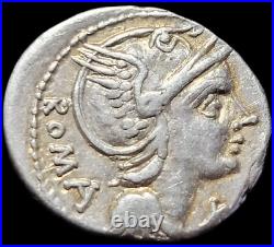 Denier En Argent De Flaminius 3.99 Gr