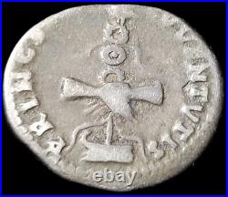 Denier En Argent Domitien