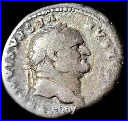 Denier En Argent Vespasien