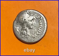 Denier M. Cipius AR Denarius (115-114 av. J. C.), Gens Cipia Denier M. Cipius AR Denarius (115-114 av. J. C.), Gens Cipia