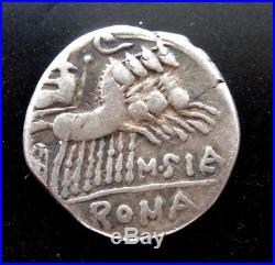 Denier Romain Argent Curtius 116 Bc Roman Silver Denarius Ancient Coin