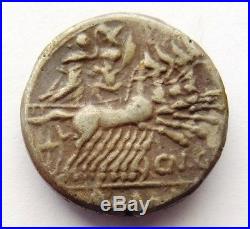Denier Romain Argent Gellius 138 Bc Roman Silver Denarius Ancient Coin