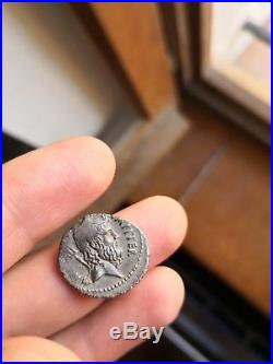 Denier Romain Rare, Sextus Pompey, rare Roman Coin